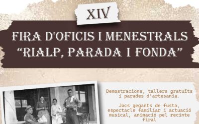 Fira d’oficis i menestrals «Rialp, parada i fonda»