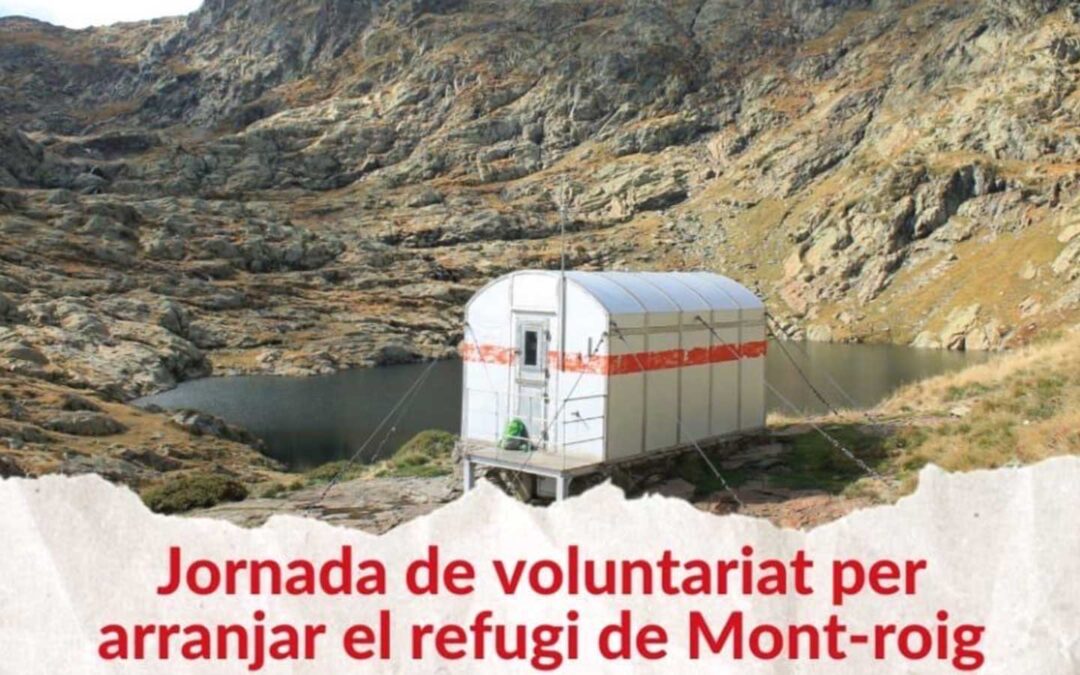 Jornada de voluntariat per arranjar el refugi de Mont-Roig