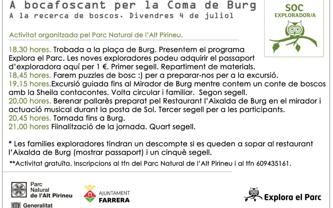 A Bocafoscant per la Coma de Burg