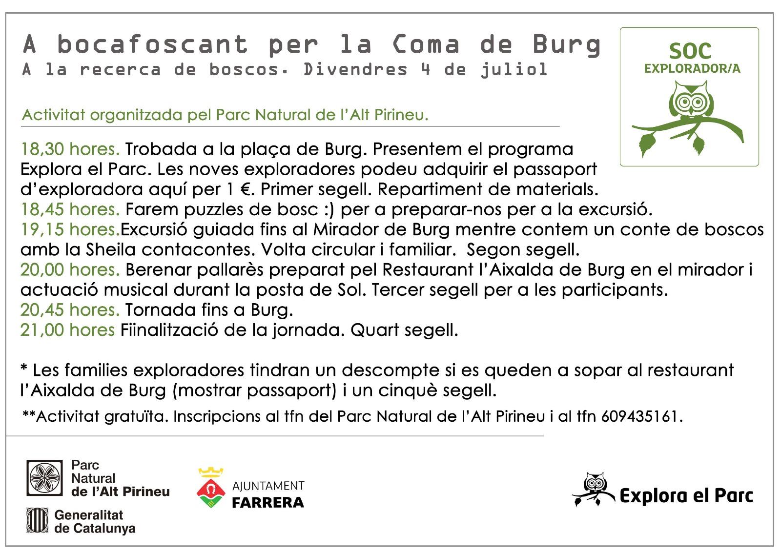 A Bocafoscant per la Coma de Burg
