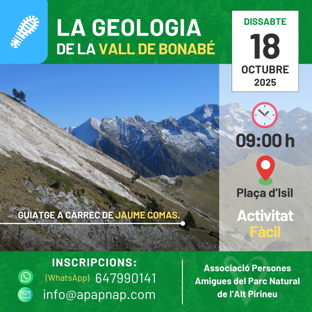Geologia a la Vall de Bonabé