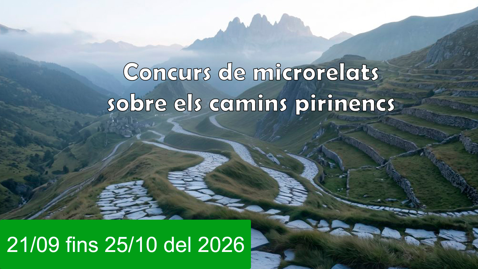 Concurs de Microrelats sobre els camins pirinencs Concurs de Microrelats sobre els camins pirinencs